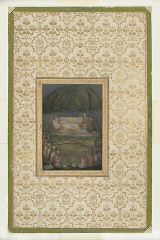 Les empereurs Akbar et Jahangir avec des soufis et des yogis (Album Nana), image 2/13