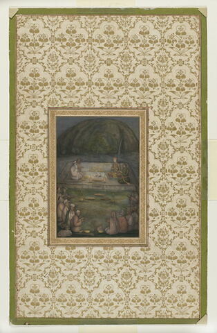 Les empereurs Akbar et Jahangir avec des soufis et des yogis (Album Nana), image 3/13