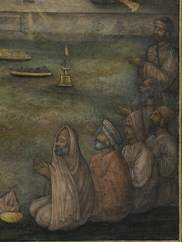 Les empereurs Akbar et Jahangir avec des soufis et des yogis (Album Nana), image 6/13