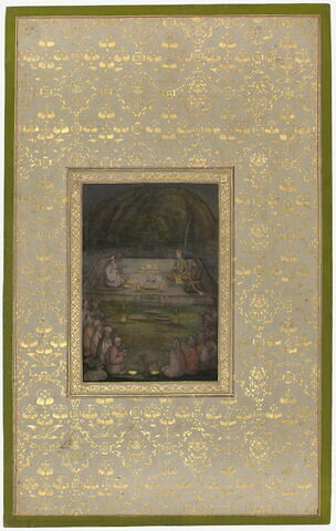 Les empereurs Akbar et Jahangir avec des soufis et des yogis (Album Nana), image 1/13
