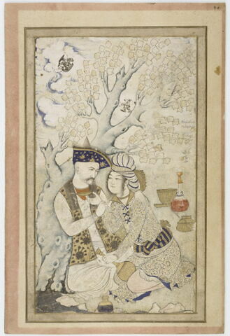 Portrait de Shah Abbas Ier et son page, image 5/6