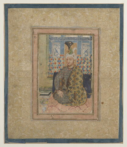 Portrait de Mirza Jahanshah Qara Qoyunlu (r. 1501-1524)