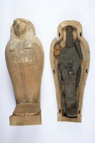 cercueil miniature ; pseudo-momie, image 1/12