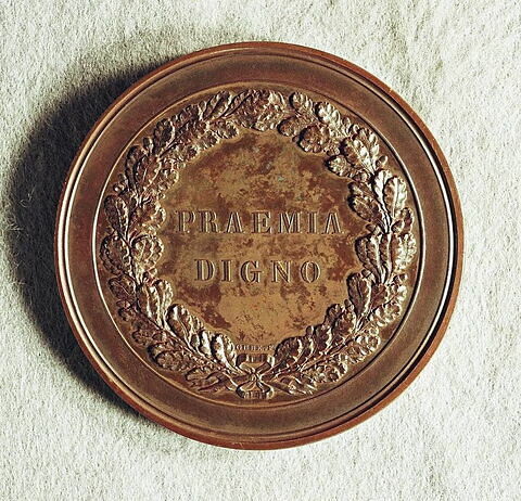 Médaille : Récompense pour celui qui en est digne, [1838].