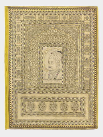 Portrait d'Akbar (page d'album), image 1/1