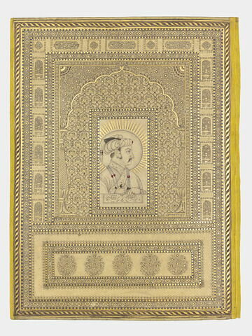 Portrait de Jahangir (page d'album), image 1/1