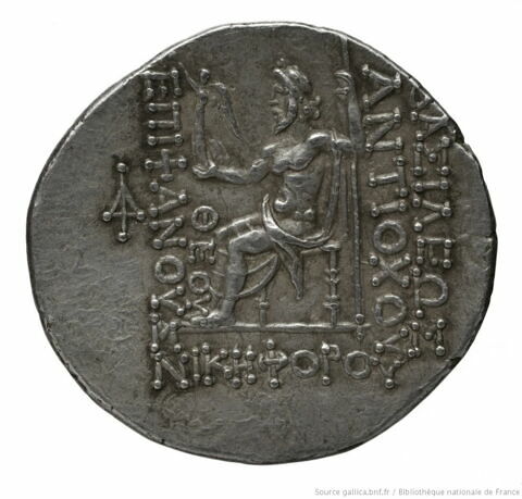 Tétradrachme d'argent d'Antiochos IV Épiphane, image 2/2