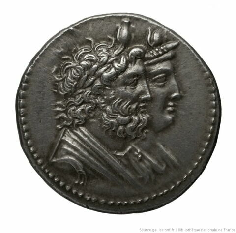 Tétradrachme d'argent de Ptolémée IV Philopator