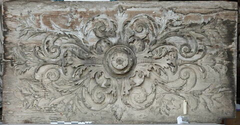 rosace de plafond ; bas-relief, image 1/1