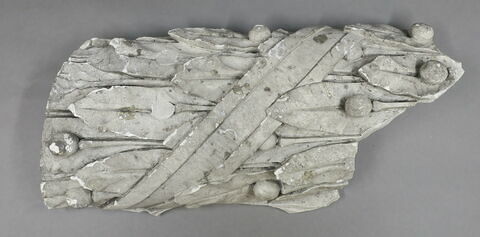 baguette, fragment ; bas-relief, image 1/1