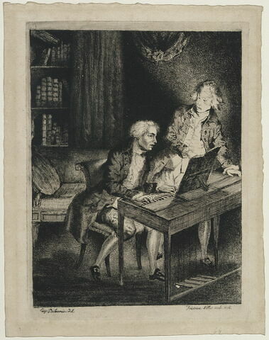 Glück, d'après Delacroix (2e état), image 1/1