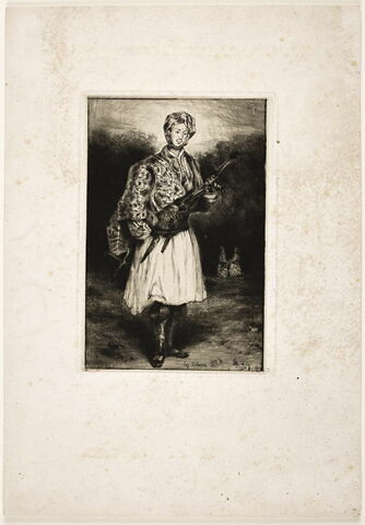 Portrait du comte Palatiano d'après Eugène Delacroix