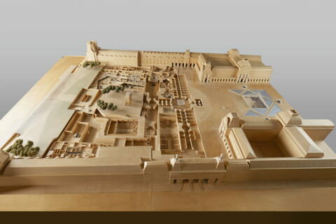Maquette du projet d'aménagement de la zone du Carrousel du Louvre, image 4/5