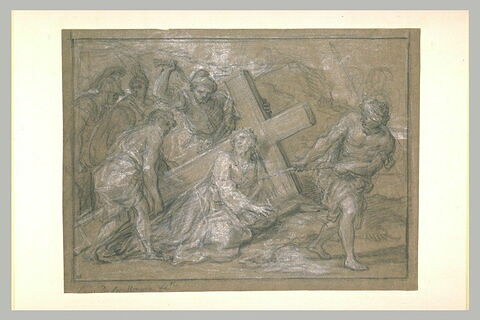 Le Christ succombant sous le poids de la croix, image 1/1