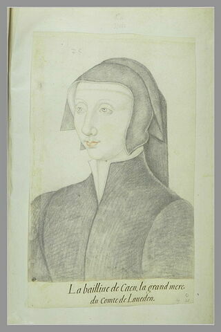 Portrait de la Baillive de Caen, grand-mère du comte de Laueden