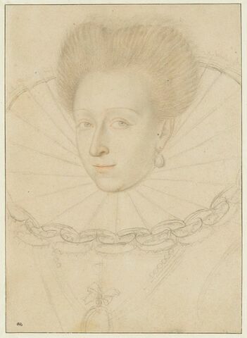 Portrait d'une femme de l'époque d'Henri III
