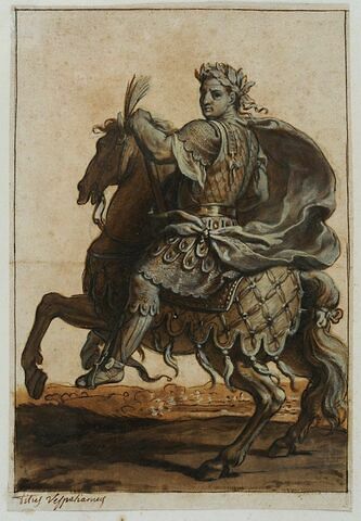 Titus Vespasianus à cheval