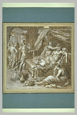 Antoine arrivant chez Cléopâtre et la trouvant morte