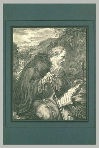 Saint Antoine lisant