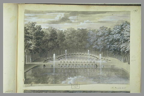 Vue de l'Ile royale, au château de Versailles, image 2/2