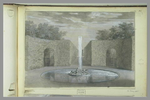 Projet pour la fontaine de Bacchus : l'Automne : à Versailles, image 2/2
