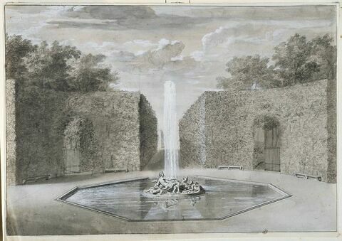 Projet de la fontaine de Flore : le Printemps : à Versailles, image 1/2