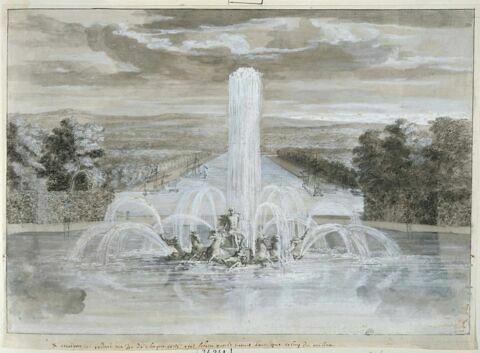Le bassin d'Apollon, à Versailles