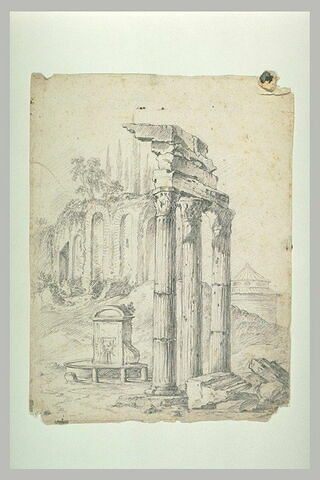 Ruines du Forum Romain, actuellement Campo Vaccino, image 1/1