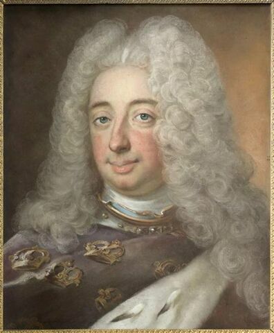 Portrait du roi Frédéric 1er de Suède (1676-1751)., image 1/4