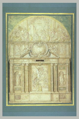 Projet de décoration du maître-autel de la chapelle de la Trinité, image 2/2