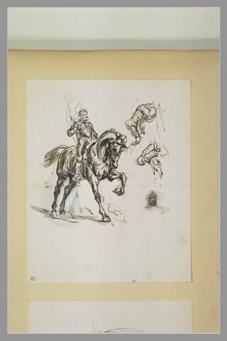 Henri IV en armure, à cheval