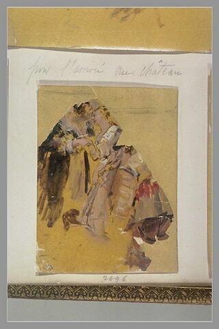 Femme déposant un baiser sur le front d'une autre, image 1/1
