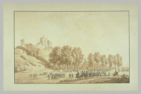 Une reconnaissance en avant de Cairo, avril 1796, image 1/1