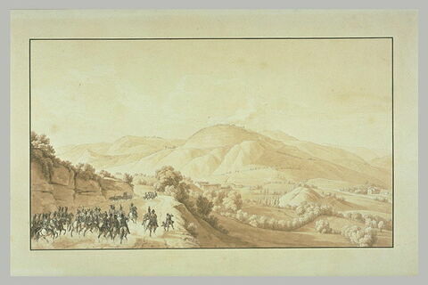 Bonaparte allant occuper le fort de Ceva, 28 avril 1796, image 1/1