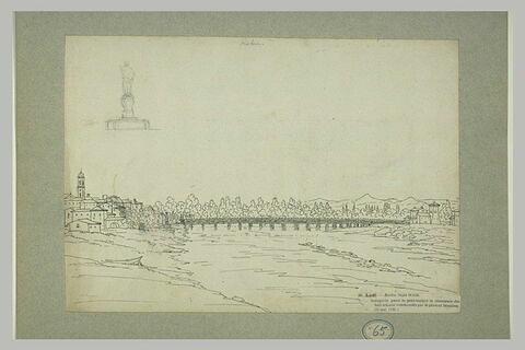 Bonaparte franchissant le pont de Lodi, 10 mai 1796, image 1/1