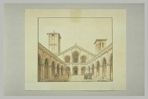 Bonaparte visite l'église Saint-Ambroise à Milan, mars 1796, image 1/1