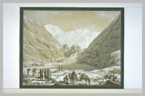 Une reconnaissance autour de l'hospice du Mont Saint-Bernard en mai 1800