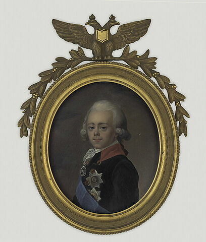 Portrait de l'empereur Paul I, image 1/1