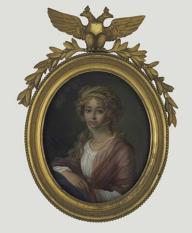 Portrait probable de l'impératrice Elisabeth Alexeïevna