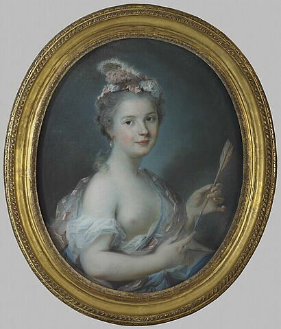 Portrait probable de Mme d'Estraret, petite fille de Jean Racine