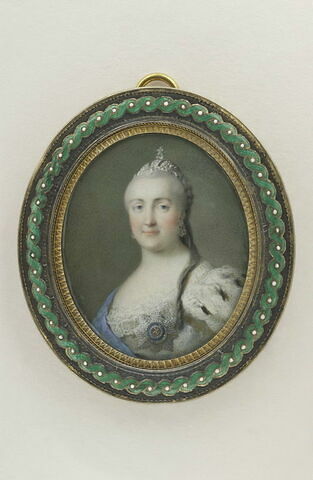 Portrait de Catherine II, impératrice de Russie, à la quarantaine, image 1/1