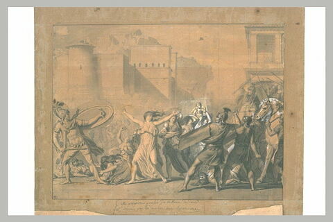 Les Sabines arrêtant le combat entre les Romains et les Sabins, image 2/2