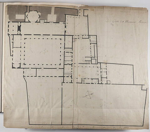 Plan du Musée des Monuments Français en 1810