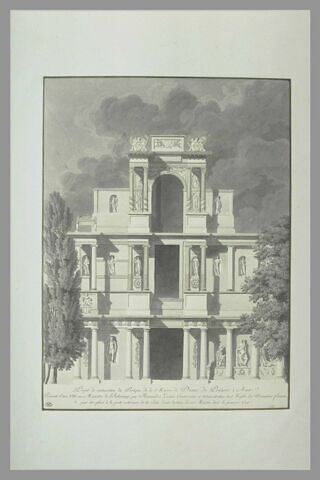Reconstitution du portique de la maison de Diane de Poitiers à Anet., image 2/3