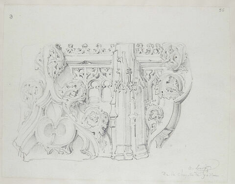 Motifs décoratifs sculptés de la chapelle du château de Gaillon, image 1/2