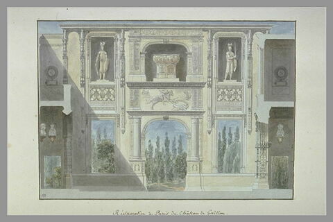 Reconstitution de la façade du château de Gaillon, image 2/3