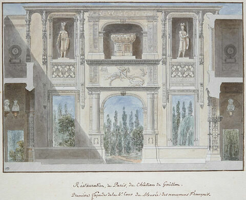 Reconstitution de la façade du château de Gaillon, image 3/3