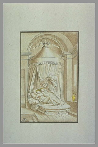 Cupidon et Psyché dans le lit nuptial, image 2/2