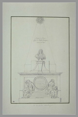 Tombeau de Charles Le Brun par Antoine Coysevox, image 1/1