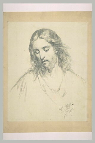 Tête de Christ, vu de face, image 1/1